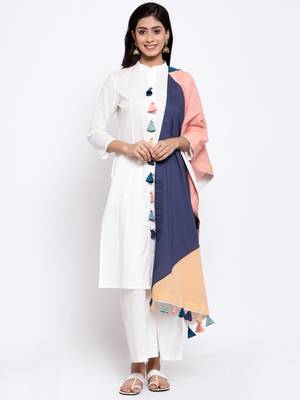White self design cotton salwar 2