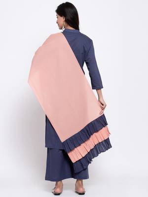 Grey plain cotton salwar 4