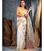 Silk Cotton Hand Woven Designer Saree