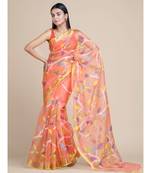 Bengal Handloom Silk Cotton Hand Woven Saree with Blouse Fabric