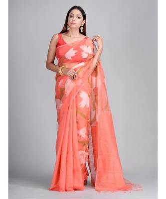 Hand Woven Matka Silk  Designer Saree 1