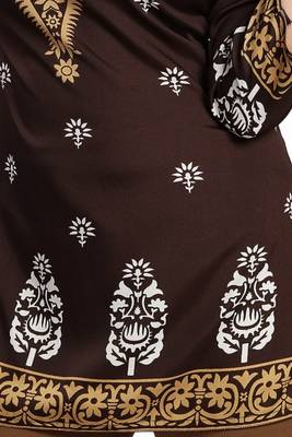 Endearing Ethnicity Short Maroon  for Women 3