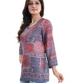 Brigt as the Sun Summer Cool Printed Short Kurti