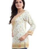 Adorable Amaze Faux Crepe Printed Short Kurti