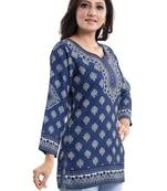 Bright as Summer Cool Printed Short Kurti