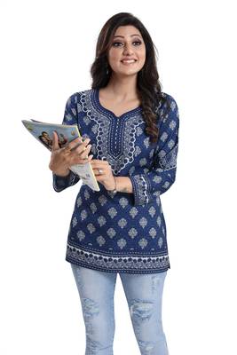 Bright as Summer Cool Printed Short Kurti 5