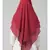 Maroon Polyester georgette Triangle tow layers tie at back Ready to wear Hijab cum Naqab