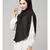 Black 100% Viscose Knits/ Hosiery gathered Instant Ready to Wear Prayer Hijab