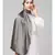 Steel Grey Silky Satin Royal Touch Silky Shiny Solid Hijab
