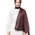 Chocolate Brown Silky Satin Royal Touch Silky Shiny Solid Hijab
