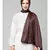 Chocolate Brown Silky Satin Royal Touch Silky Shiny Solid Hijab