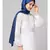 Royal blue Silky Satin Royal Touch Silky Shiny Solid Hijab