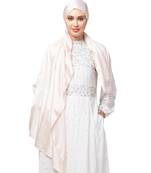 Pastel Pink Silky Satin Royal Touch Silky Shiny Solid Hijab