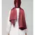 Scarlet Maroon Silky Satin Royal Touch Silky Shiny Solid Hijab
