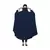 Navy Blue 100% Viscose Knits-Jersey Extra Nose Piece Head To Toe Free Size hijab