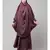 Plum Premium Shine Nida  Two pc Khimer & Skirt Ready to wear Instant Hijab cum Naqab Set