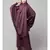 Plum Premium Shine Nida  Two pc Khimer & Skirt Ready to wear Instant Hijab cum Naqab Set