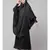 Dark Grey Premium Shine Nida  Two pc Khimer & Skirt Ready to wear Instant Hijab cum Naqab Set