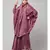 Mauve Pink Premium Shine Nida  Two pc Khimer & Skirt Ready to wear Instant Hijab cum Naqab Set