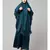 Teal Premium Shine Nida  Two pc Khimer & Skirt Ready to wear Instant Hijab cum Naqab Set