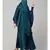 Teal Premium Shine Nida  Two pc Khimer & Skirt Ready to wear Instant Hijab cum Naqab Set