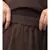 Chocolate Brown Premium Shine Nida  Two pc Khimer & Skirt Ready to wear Instant Hijab cum Naqab Set