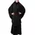 Black Premium Shine Nida  Two pc Khimer & Skirt Ready to wear Instant Hijab cum Naqab Set