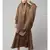 Beige Premium Shine Nida  Two pc Khimer & Skirt Ready to wear Instant Hijab cum Naqab Set