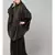 Olive Green Premium Shine Nida  Two pc Khimer & Skirt Ready to wear Instant Hijab cum Naqab Set