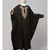 Olive Green Matt Nida Neck and Sleeve Embroidery with Cuff free Size  Kaftan
