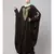Olive Green Matt Nida Neck and Sleeve Embroidery with Cuff free Size  Kaftan