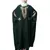 Battle Green Matt Nida Neck and Sleeve Embroidery with Cuff free Size  Kaftan