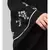Black Matt Nida Front Open Front & Back sleeve Embroidered  Abaya cum Kaftan
