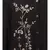 Black Matt Nida Front Open one side Thread embroidery  Casual Abaya