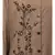 Khaki  Beige Matt Nida Front Open one side Thread embroidery  Casual Abaya
