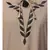 Khaki Matt Nida Front and Sleeve Resham Embroidery Balloon Sleeve Abaya