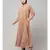 Grey Skin Matt Nida Front open Hidden Placket Daily wear casual Abaya