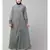 Navy Matt Nida Front open Hidden Placket Daily wear casual Abaya