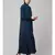 Rust Matt Nida Front open Hidden Placket Daily wear casual Abaya