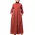 Olive Matt Nida Front open Hidden Placket Daily wear casual Abaya