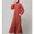 Olive Matt Nida Front open Hidden Placket Daily wear casual Abaya