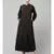 Navy Blue Matt Nida Front open Hidden Placket Daily wear casual Abaya