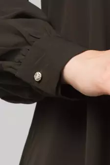 Navy Blue Matt Nida Front open Hidden Placket Daily wear casual Abaya
