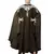 Olive Gree Matt Nida Front to back & at hand opening Resham Embroidery Irani Kaftan