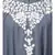 Grey Matt Nida Front to back & at hand opening Resham Embroidery Irani Kaftan