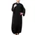 Black/Olive Premium Shine Nida Green Two Color Front Open Dubai Style Kaftan