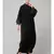 Black/Olive Premium Shine Nida Green Two Color Front Open Dubai Style Kaftan