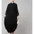 Black/Olive Premium Shine Nida Green Two Color Front Open Dubai Style Kaftan