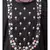 Black Premium Shine Nida front multi color hand work Nida Kaftan