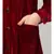 Maroon Velvet Front open Coat pocket Velvet casual Abaya